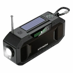 Аварийное радио светильник iLoungeMax Hand Radio на солнечной батарее 5000mAh 5W - Фото 2
