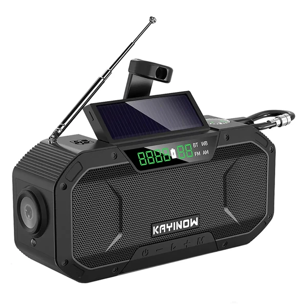 Аварійне радіо світильник iLoungeMax Hand Radio на сонячній батареї 5000mAh 5W