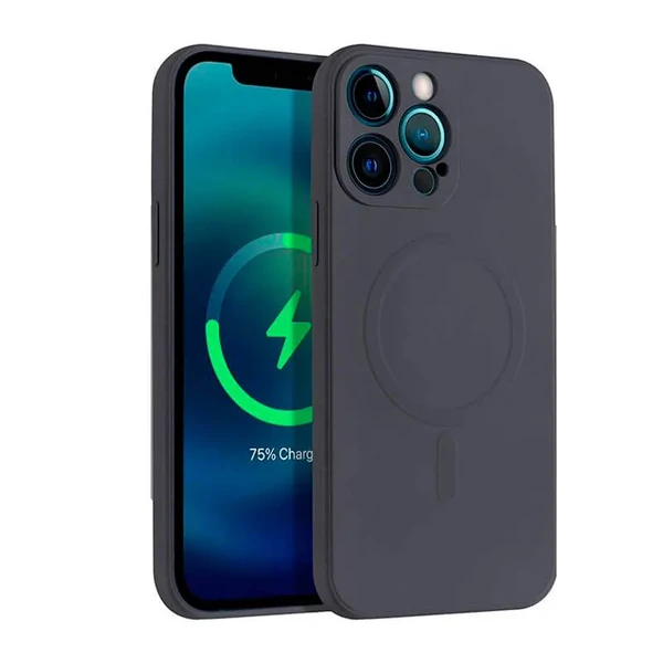Силіконовий чохол iLoungeMax Silicone Case MagSafe Black для iPhone 13 Pro Max ОЕМ в Мукачеві