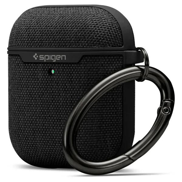 Чохол з карабіном Spigen Urban Fit Black для AirPods