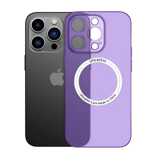 Ультратонкий чохол із захистом камери iLoungeMax Ultrathin MagSafe Case Purple для iPhone 14 Pro Max