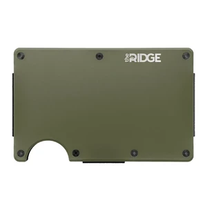 Тактический кошелек металлический Ridge Wallets Aluminum Matte Olive - Фото 2