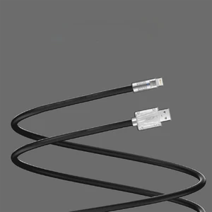 Зарядний кабель iLoungeMax Super Fast Charger Cable USB to Lightning 120W Black 1m - Фото 2