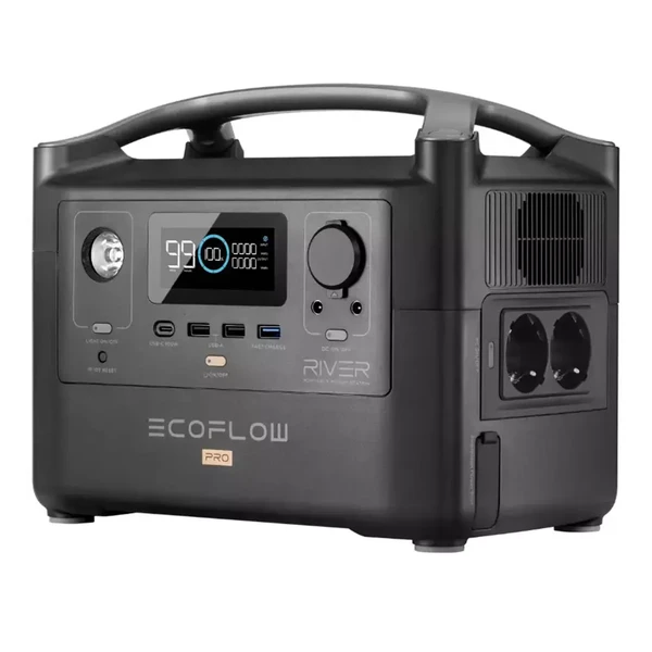 Зарядна станція EcoFlow River Pro Black 600W