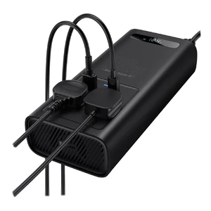 Автомобильный инвертор Baseus Super Si 12V to 220V Power Inverter 500W с чистой синусоидой - Фото 4