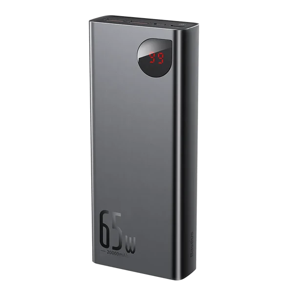 Повербанк із швидкою зарядкою Baseus 20000mAh Adaman Metal Digital Display 65W