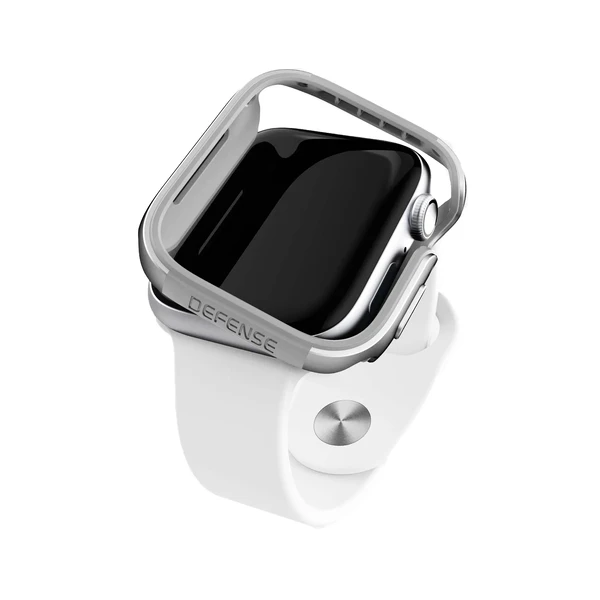 Протиударний чохол X-Doria Defense Edge Silver для Apple Watch 40mm SE 2 | SE | 6 | 5 | 4