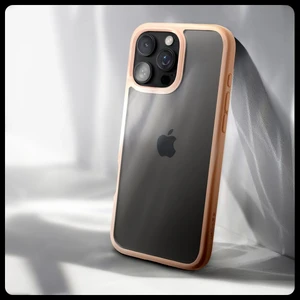 Прозрачный розовый чехол Spigen Ultra Hybrid для iPhone 16 Pro Max - Фото 3