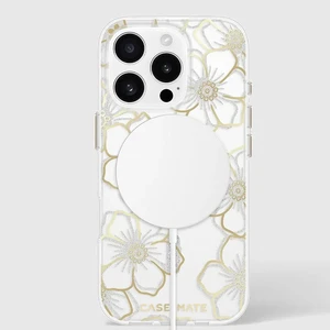 Прозорий чохол зі срібно-золотими елементами Case-Mate Floral Gems Mag для iPhone 16 Pro - Фото 10