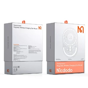 Магнітний автотримач з бездротовою зарядкою Mcdodo Prism Series MagSafe with Car Mount для iPhone 14 | 13 | 12 - Фото 5