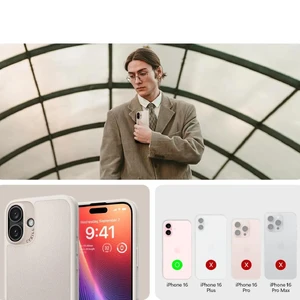 Бежевый чехол Spigen Cyrill Kajuk Mag MagSafe для iPhone 16 - Фото 11