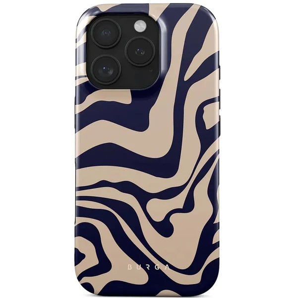 Бежево-гранатовий магнітний чохол Burga Vigilant Tough для iPhone 16 Pro