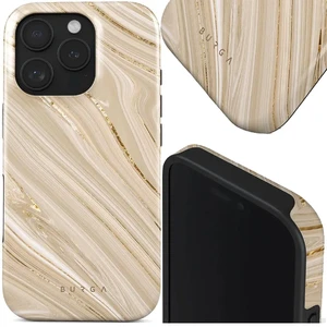 Бежевый чехол Burga Full Glam Tough Magnetic для iPhone 16 Pro - Фото 7