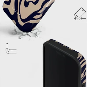 Бежево-гранатовий магнітний чохол Burga Vigilant Tough для iPhone 16 Pro - Фото 4