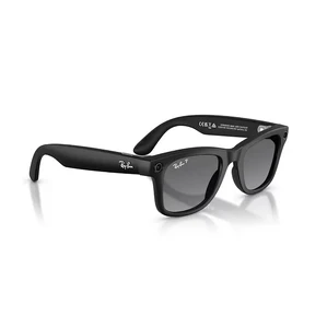 Розумні окуляри Ray-Ban Meta Wayfarer Gen 2, Matte Black / Graphite Polarized, Large - Фото 4