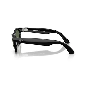 Умные очки Ray-Ban Meta Wayfarer Gen 2, Shiny Black / G-15 Green, Large - Фото 5