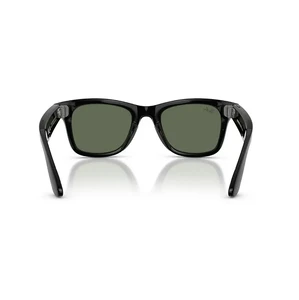 Умные очки Ray-Ban Meta Wayfarer Gen 2, Shiny Black / G-15 Green, Large - Фото 6