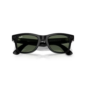 Умные очки Ray-Ban Meta Wayfarer Gen 2, Shiny Black / G-15 Green, Large - Фото 3