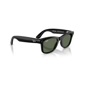 Умные очки Ray-Ban Meta Wayfarer Gen 2, Shiny Black / G-15 Green, Large - Фото 4
