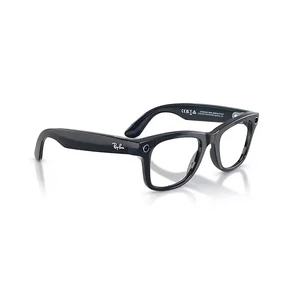 Умные очки Ray-Ban Meta Wayfarer Gen 2, Shiny Cosmic Blue / Clear / Sapphire Transitions, Regular - Фото 6