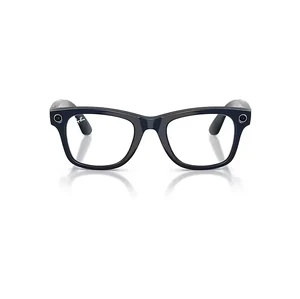 Умные очки Ray-Ban Meta Wayfarer Gen 2, Shiny Cosmic Blue / Clear / Sapphire Transitions, Regular - Фото 4