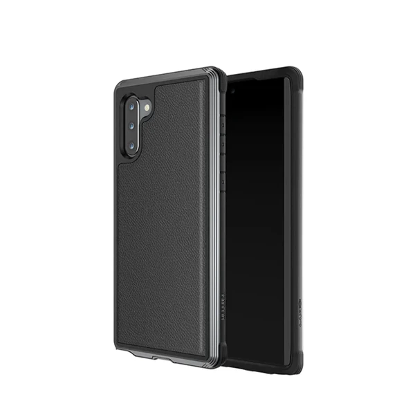 Противоударный чехол X-Doria Defense LUX Black для Samsung Note 10