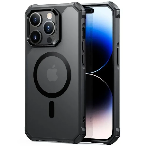 Силіконовий чохол ESR Air Armor TPU Case Frosted Black with HaloLock для iPhone 14 Pro Max в Черкасах