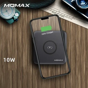 Зарядное устройство с беспроводной зарядкой и Power Bank 6700 mAh Momax Q.Power Plug Wireless Portable PD Black - Фото 3