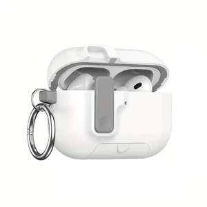 Чехол с замком и подставкой iLoungeMax Case with Stand White для AirPods Pro 3 - Фото 2