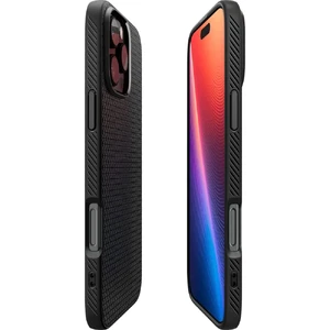 Черный чехол Spigen Liquid Air для iPhone 16 Pro - Фото 5
