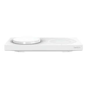 Бездротова швидка зарядка 2в1 з MagSafe Belkin BoostCharge Pro White для iPhone/AirPods, 15 Вт - Фото 2