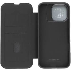 Черный чехол-книга с защитой камеры Nillkin Qin для iPhone 16 Pro Max - Фото 3