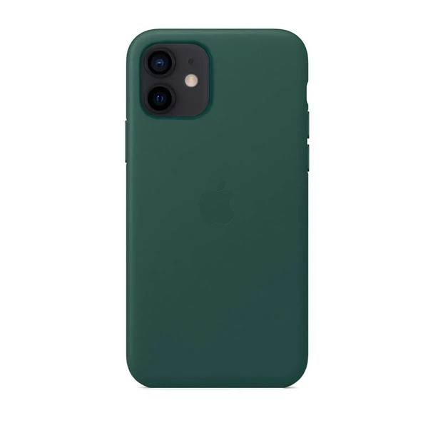 Шкіряний чохол iLoungeMax Genuine Leather Case MagSafe Pine Green для iPhone 12 mini ОЕМ