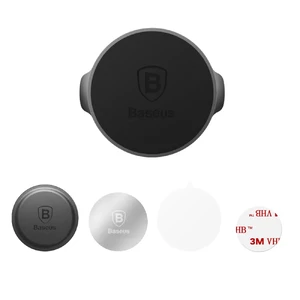 Универсальный магнитный держатель для iPhone/телефона | Baseus Small Ears Flat Black - Фото 9