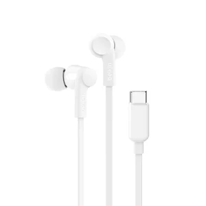 Дротові навушники Belkin SoundForm Wired Earbuds White з роз'ємом USB-C