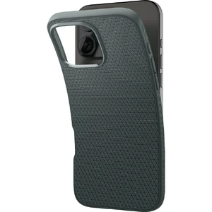 Зеленый чехол Spigen Liquid Air для iPhone 16 Pro Max - Фото 3