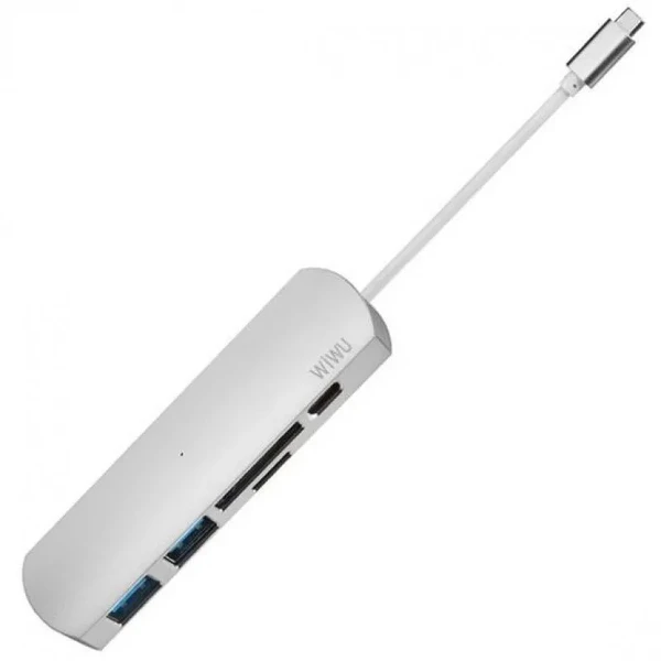 Хаб WIWU T2 Plus Type-C Gray в Кривому Розі
