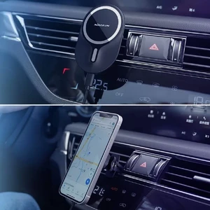 Магнитный автодержатель MagSafe с быстрой беспроводной зарядкой 10W для iPhone | Nillkin MagRoad Magnetic - Фото 10