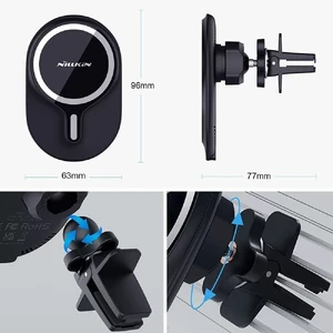 Магнитный автодержатель MagSafe с быстрой беспроводной зарядкой 10W для iPhone | Nillkin MagRoad Magnetic - Фото 12