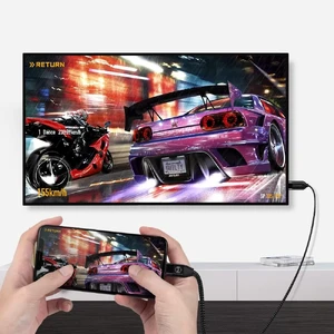 Нейлоновый кабель Mcdodo Plug & Play Type-C to HDMI Cable Real 4K High Resolution (2m) - Фото 5