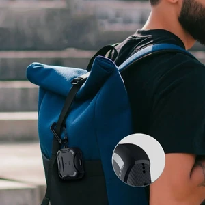 Противоударный чехол с карабином ESR Cyber Armor Tough HaloLock Black для AirPods Pro 2 - Фото 11