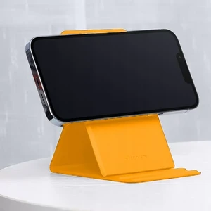 Магнітна підставка Nillkin SnapBase MagSafe Leather Orange для iPhone 15 | 14 | 13 | 12 - Фото 8
