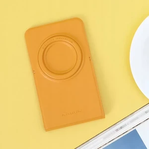 Магнітна підставка Nillkin SnapBase MagSafe Leather Orange для iPhone 15 | 14 | 13 | 12 - Фото 9