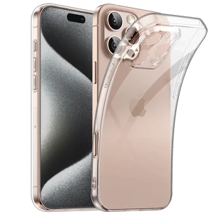 Тонкий прозрачный TPU чехол iLoungeMax Silicone для iPhone 16 Pro - Фото 2