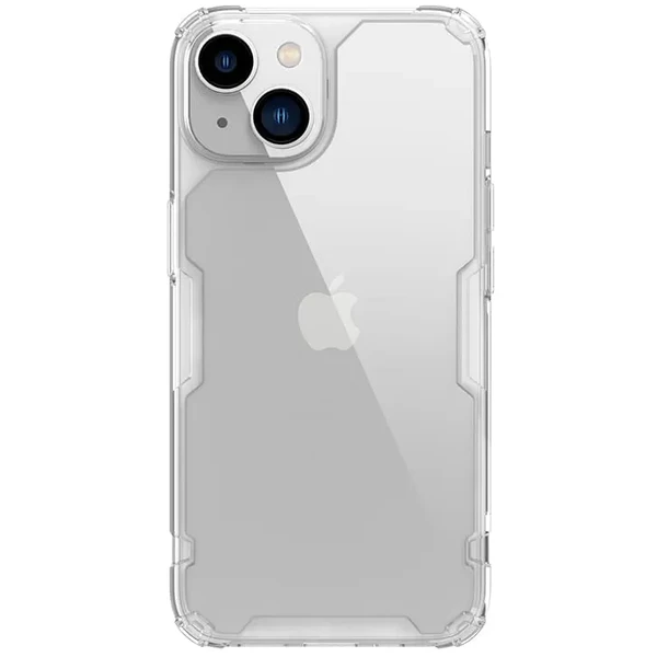 Прозрачный чехол Nillkin Nature TPU Pro White для iPhone 15 в Тернополе