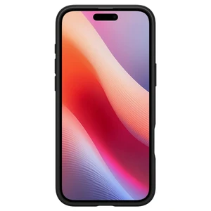 Прозорий чорний чохол Spigen Ultra Hybrid для iPhone 16 - Фото 8