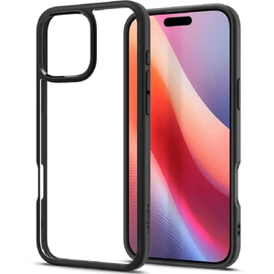 Прозорий чорний чохол Spigen Ultra Hybrid для iPhone 16 Pro - Фото 8