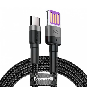 Зарядный кабель Baseus Cafule HW USB to USB-C  Gray | Black (1м)