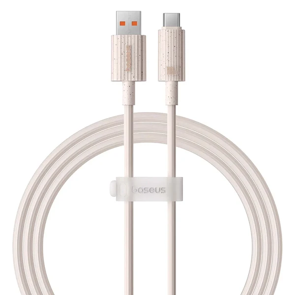 Кабель USB to Type-C экологический для быстрой зарядки Baseus Habitat Series 100W Pink (1m) в Харькове
