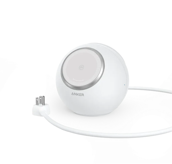 Бездротова магнітна зарядка Anker 8 в 1 MagGo Magnetic Charging Station White